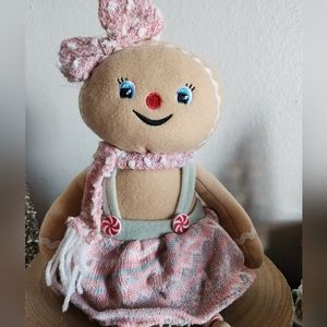 Pastel Gingerbread Plush Couple